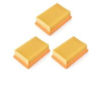 CIENUWPD Filtro Pieghettato Piatto per aspirapolvere Multiuso per la casa e Il Giardino per Kärcher MV4 MV5 MV6 WD4 WD5 WD6 2.863-005.0(3 PCS)