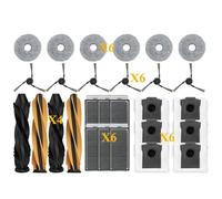 CIENUWPD Parti dell'aspirapolvere Rullo Principale Spazzola Laterale Filtro HEPA Panno per mocio Sacchetto per la Polvere per Dreame S40/X50 Ultra/L50 Ultra/S50/X50Pro(28PCS)