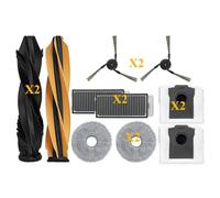 CIENUWPD Parti dell'aspirapolvere Rullo Principale Spazzola Laterale Filtro HEPA Panno per mocio Sacchetto per la Polvere per Dreame S40/X50 Ultra/L50 Ultra/S50/X50Pro(10PCS)