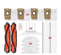 CIENUWPD Parti di Ricambio Accessori Rullo Spazzola Laterale Filtro Panni per mocio Sacchetto per la Polvere per XiaoMi Lydsto R1 / R1A / R1D / R1 PRO / S1 / L1(Set V)