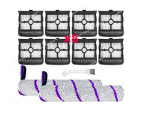 CIENUWPD Parti Rullo Principale Spazzola Laterale Accessori di Ricambio per Narwal S20 PRO, per Rowenta X-Clean 10, per Tefal X-Clean 10(Set H)