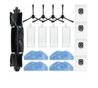 CIENUWPD Rullo Spazzola Laterale Principale Filtro Hepa Panno per mocio Parti per Tefal Rowenta X-plorer Serie 75S RR8577WH / 75S+ RG8597W(Set B)