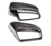 CIENUWPD Specchietto retrovisore in Fibra Carbonio con Calotta in Carbonio/Nero Lucido per Mercedes W204 W207 W212 W176 W218 W221 A C CLS E CLA Class(Real Carbon Fiber)