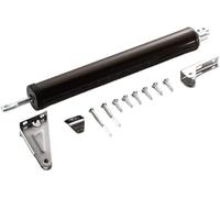 Cierrapuertas automático, Chiudiporta automatico con ammortizzatore pneumatico idraulico in lega di alluminio for porte nero argento