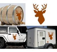 CIERVO CACCIA Trofeo B Adesivo In Vinile