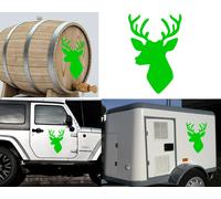 CIERVO CACCIA Trofeo B Adesivo In Vinile