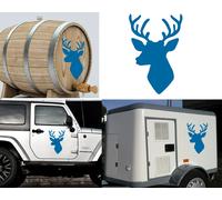 CIERVO CACCIA Trofeo B Adesivo In Vinile
