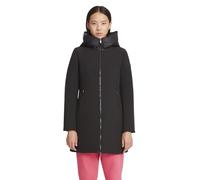 CIESSE PIUMINI Giacca Donna Lunga in Softshell con Cappuccio MIRE 3.0 253PCWC32608P0125D Nero 206XXP (IT, Numero, 44, Regular, Tall, NERO)