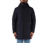 CIESSE PIUMINI Giacca lunga Uomo imbottita con cappuccio GUNBU 6545 (IT, Numero, 56, Regular, Regular, DARK BLU)