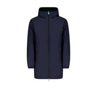 Ciesse Piumini Gunbu giacca lunga imbottita con cappuccio uomo blu