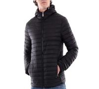 CIESSE PIUMINI Larry 2.0, Piumino Leggero da Uomo con cappuccio (IT, Numero, 52, Regular, Regular, Nero)