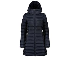 Ciesse Piumini Nikak Piumino Parka Giaccone Lungo Con Cappuccio Slim Fit Blu Donna