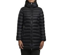 Ciesse Piumini Tyrin Piumino Parka Giaccone Lungo Con Cappuccio Impermeabile Nero Donna