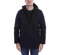 CIESSE PIUMINI Uomo Giacca Cappotto Lungo con Cappuccio Herdo Imbottito in Vera Piuma DOca 90/10 224Cpmc31489P0125D Nero Asphalt 201XXW