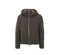 Ciesse Piumino corto con cappuccio Donna Piumini Linda CFWJ02026 Verde Militare Reversibile (IT, Numero, 42, Regular, Corto, Verde Militare)