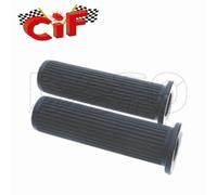 Cif 10270 Coppia Manopole Nere Lunga Tipo Originale Piaggio VESPA PX 125E - PX 1