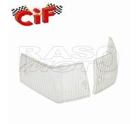 Cif 1727 Coppia Plastiche Frecce Bianche Trasparenti Posteriori Piaggio VESPA PX