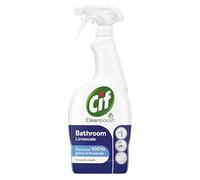 Cif Cleanboost Bagno Spray 100% rimozione sporcizia e calcare per la pulizia di superfici in ceramica, cromo, smalto, plastica e acciaio inox, 700 ml