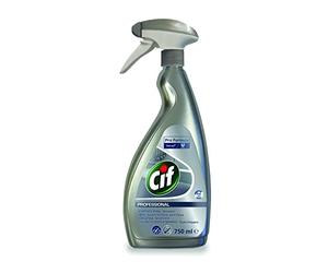 Cif Detergente liquido professionale per acciaio inossidabile, 1 x 750 ml