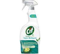 2 Flaconi Cif Spray Green Active VETRI BRILLANTI con olio di Bergamotto 650ml