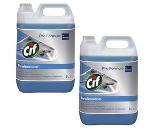 Cif Pro Formula, detergente per vetri, tanica da 5 l (confezione da 2)