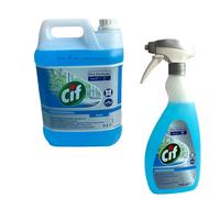 Cif Professionale Pulisci Vetri E Detergente per Universale 5L+0,75L