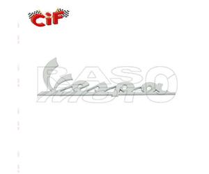 Cif Targhetta Frontale Piccola VESPA Adesiva Resinata Cromata Piaggio VESPA ET2