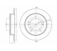 CIFAM 800-1096 - Disco freno singolo anteriore