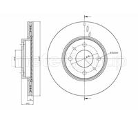 CIFAM 800-231C - Disco freno singolo anteriore