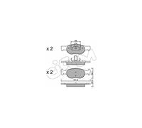 Cifam 822 079/2 Pastiglie Freno