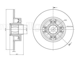 CIFAM componente freno CIFA800-722