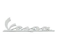 CifFerrigno Targhetta Laterale Grande Adesiva Resinata Cromata Compatibile Con VESPA ET2 - ET4 - GTS - GTV - LX - LXV - PRIMAVERA - S - SPRINT - PX