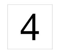 CIFRA ADESIVA 100% PEAKPOWER 99222.013.4 - plastica, , 2,8x10,0 cm, nero