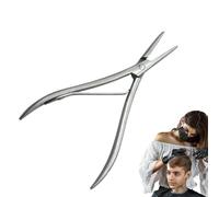 Cifra per l'allungamento dei capelli - esportazione dei capelli, forma piatta in acciaio inox, cella di estensione dei capelli multifunzionale