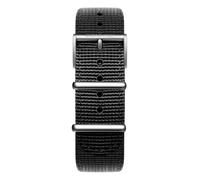 CIGA Design Cinturino intercambiabile per orologio, sportivo, in nylon, nero
