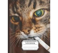 Cigarette Kitty Meme Journal for Gen Z, Cat Moms & Teens | Funny College Ruled Composition Notebook for Daily Writing & Gift Ideas