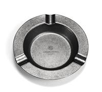 CIGARLOONG Portacenere per sigari vintage in acciaio inox 3 slot per sigari
