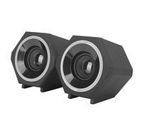 cigemay Altoparlanti per Computer, USB PC Laptop Desktop Subwoofer Supporto per Altoparlanti Stereo Cablati Mini Cavo di Controllo con Spia