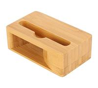 cigemay Supporto per Telefono in bambù, Supporto per Cellulare con Amplificatore del Suono, Canale di Rinforzo del Suono trapezoidale Integrato, per Tutti Gli Smartphone iOS e Android, Tablet