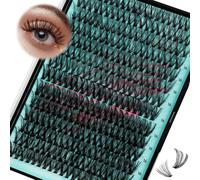 Ciglia a grappolo sottili 280 pezzi, extension per ciglia 30D e 40D, ciglia a grappolo singole, extension per ciglia fai da te, extension per cig