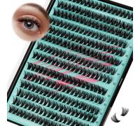 Ciglia a grappolo Wispy 280 pezzi Extension ciglia 50D Ciglia a grappolo Ciglia singole Extension ciglia fai da te Extension ciglia a grappolo da