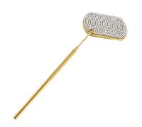 Ciglia A Specchio Con Manico Lungo E Rhinesotne Decors Moda Accessori Cosmetici Per Ciglia Finte Ispezione Ciglia Controllo Portatile