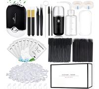 Ciglia Extension Kit Lash Extension Accessori Portatile USB Ciglia Ventola Nebulizzatore Facciale Gel Patche Pinzette Shampoo Pennello Bottiglia Lavaggio Specchio Eyelash Brush Tape Colla Anelli