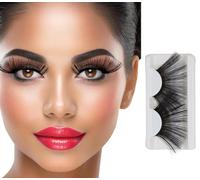 Ciglia extra lunghe nere - travestimento carnevale - unisex - carnevale, festa, halloween