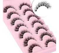 Ciglia finte 6D leggere naturali confortevoli Demi Wispy Cat Eye ciglia trasparenti strisce ciglia morbide morbide ciglia finte pacchetti, ciglia sottili, ciglia demi wispies ciglia