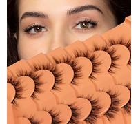 Ciglia finte 6D leggere naturali confortevoli Demi Wispy Cat Eye ciglia trasparenti strisce ciglia morbide morbide ciglia finte pacchetti, ciglia sottili, ciglia demi wispies ciglia