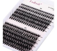 Ciglia finte a ciuffetti singoli, extension per ciglia, 30D/40D, 0,07 mm, C curl, 8-16 mm, vaschette miste, 200 pezzi, applicazione fai da te a casa