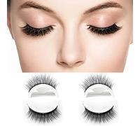 Ciglia finte autoadesive riutilizzabili Senza colla o ciglia da eyeliner Ciglia facili da indossare ciglia antiscivolo impermeabili autoadesive per donne 2 paia (F03)