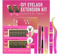 Ciglia Finte Ciuffetti 144PCS 10-16Mm Kit Ciglia Extension D Curl Ciglia Finte E