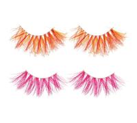 Ciglia Finte Esagerate Riutilizzabili Leggere in Pelo, 2 Paia | Accessori Trucco Occhi, Non Facili da Deformare o Rompere, Effetto Drammatico e Comodo per Uso Quotidiano